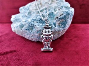 god bes silver necklace